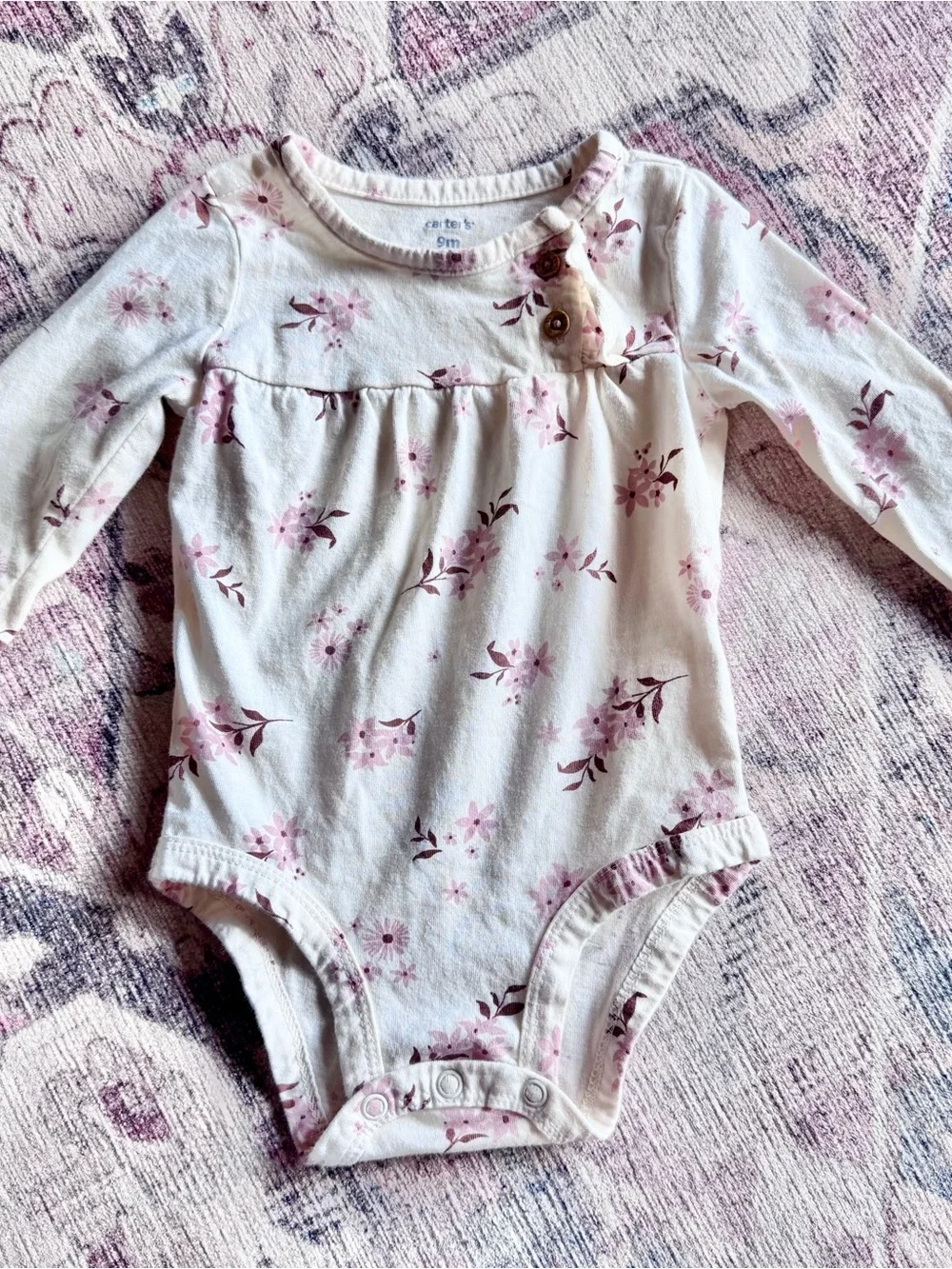 Baby Girl Clothing Lot 9M Floral Dresses Rompers Bloomers Shorts